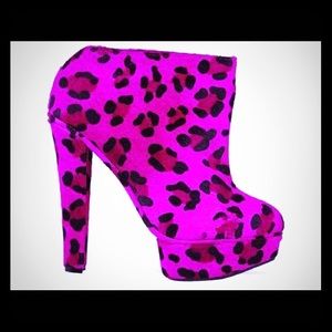 Senso Diffusion Hot Pink Leopard heels